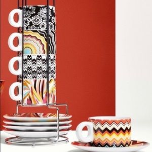 NWT Missoni ❤️ Target Espresso set